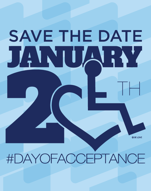 Save the Date. Jan 20th, International Day of Acceptance